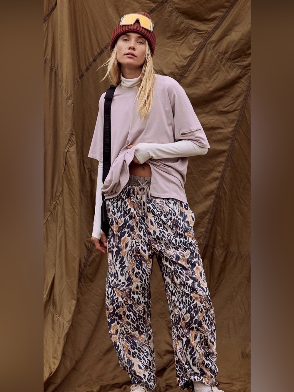 Free People Game Day Leopard Pants
